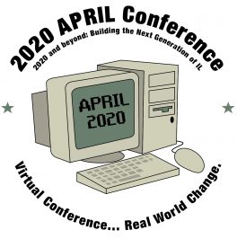 2020 April Conference Virtual Conference Real World change computer logo