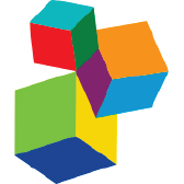 Frontiers in Rehabilitation Sciences multi-colored cubes logo